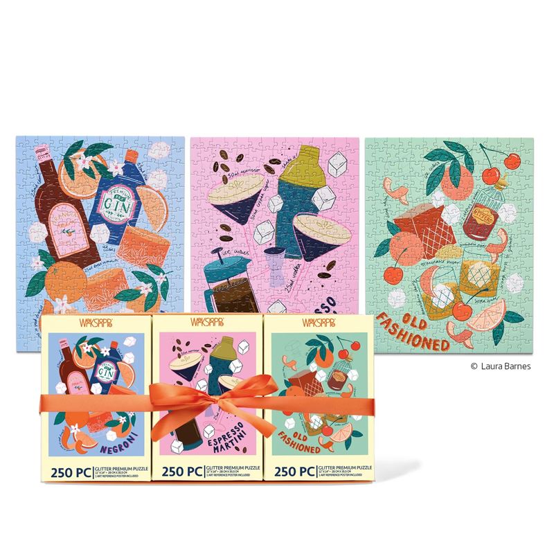 WerkShoppe - Cocktail Classics Set of 3 250 Pce - Puzzle